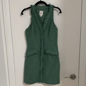 Cinq à Sept Sage Tweed Dress